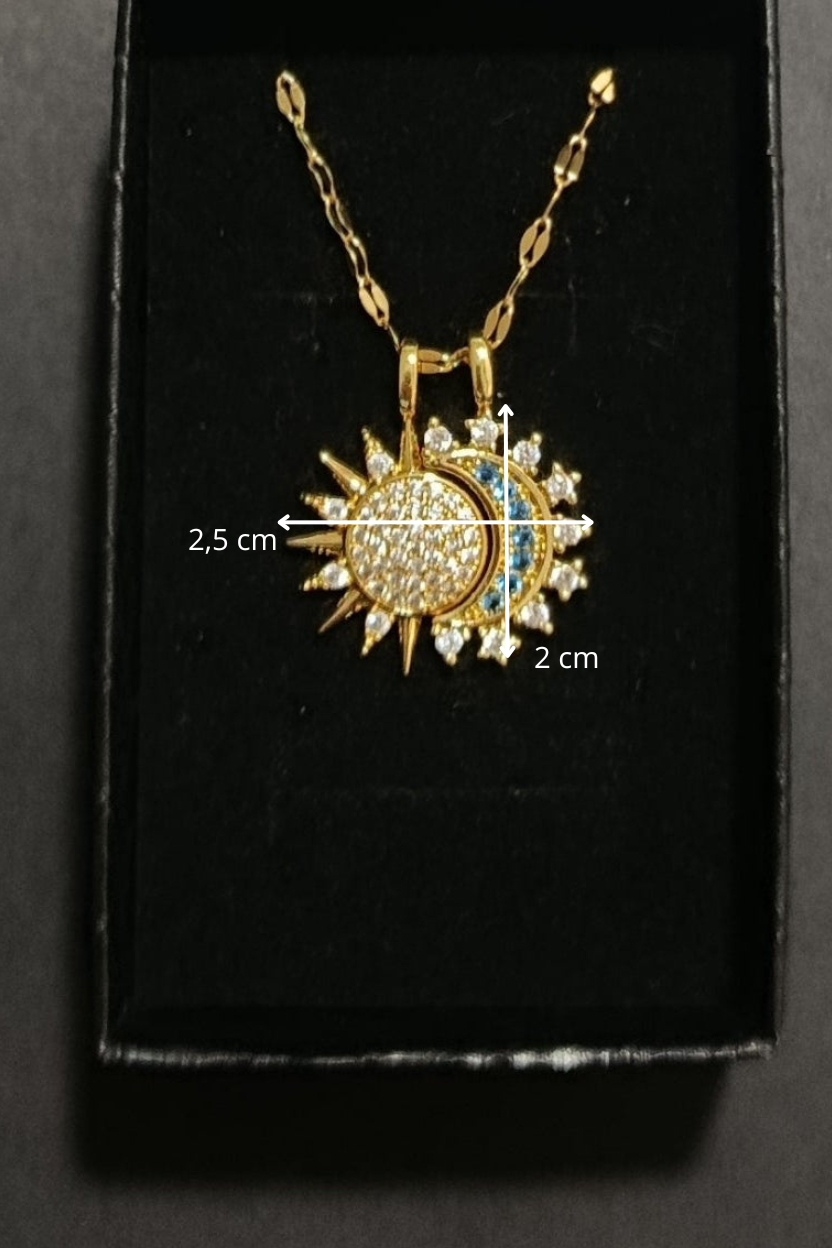 Collar cielo dorado