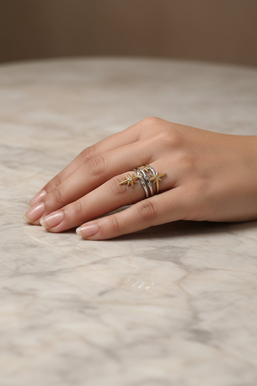 Anillo eclipse de estrellas