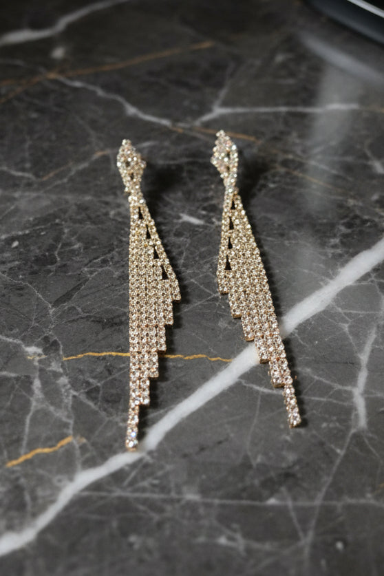 Conjunto brillo dorado