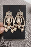 Pendientes Flor de Perla artesanal