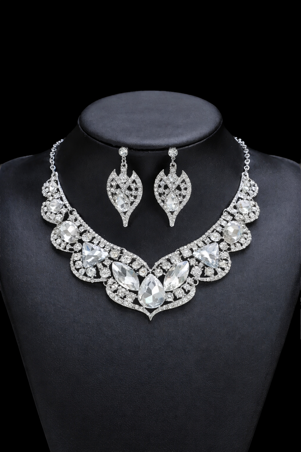 Conjunto aura imperial - plateado