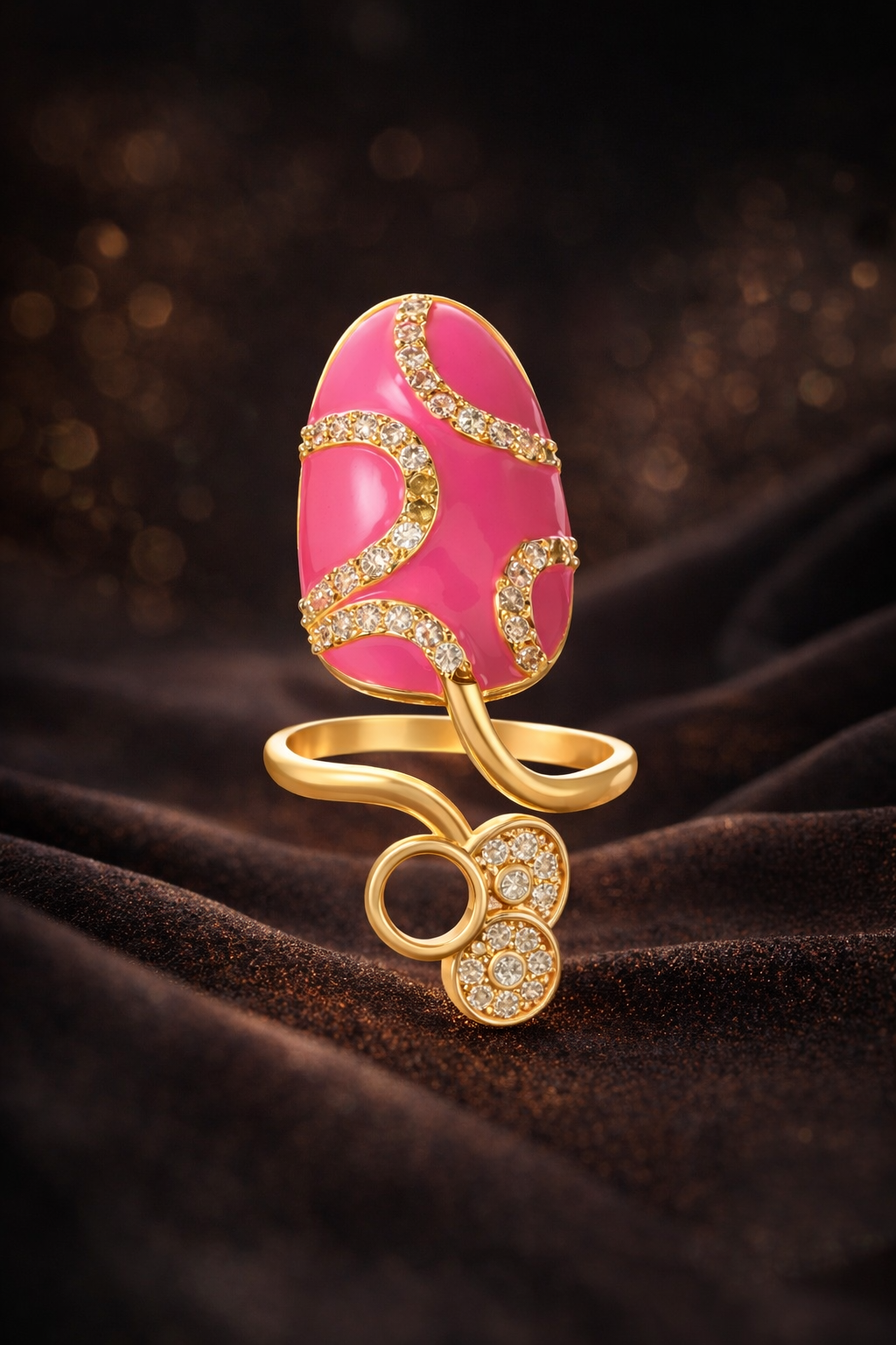 Anillo Rosa Circular