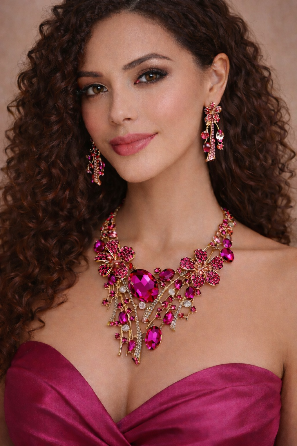 Flor de Cristal - Rosa