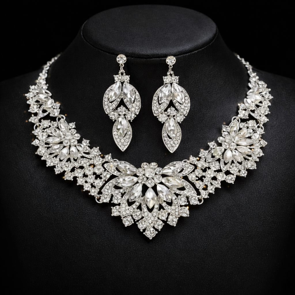 Conjunto Destello Plateado