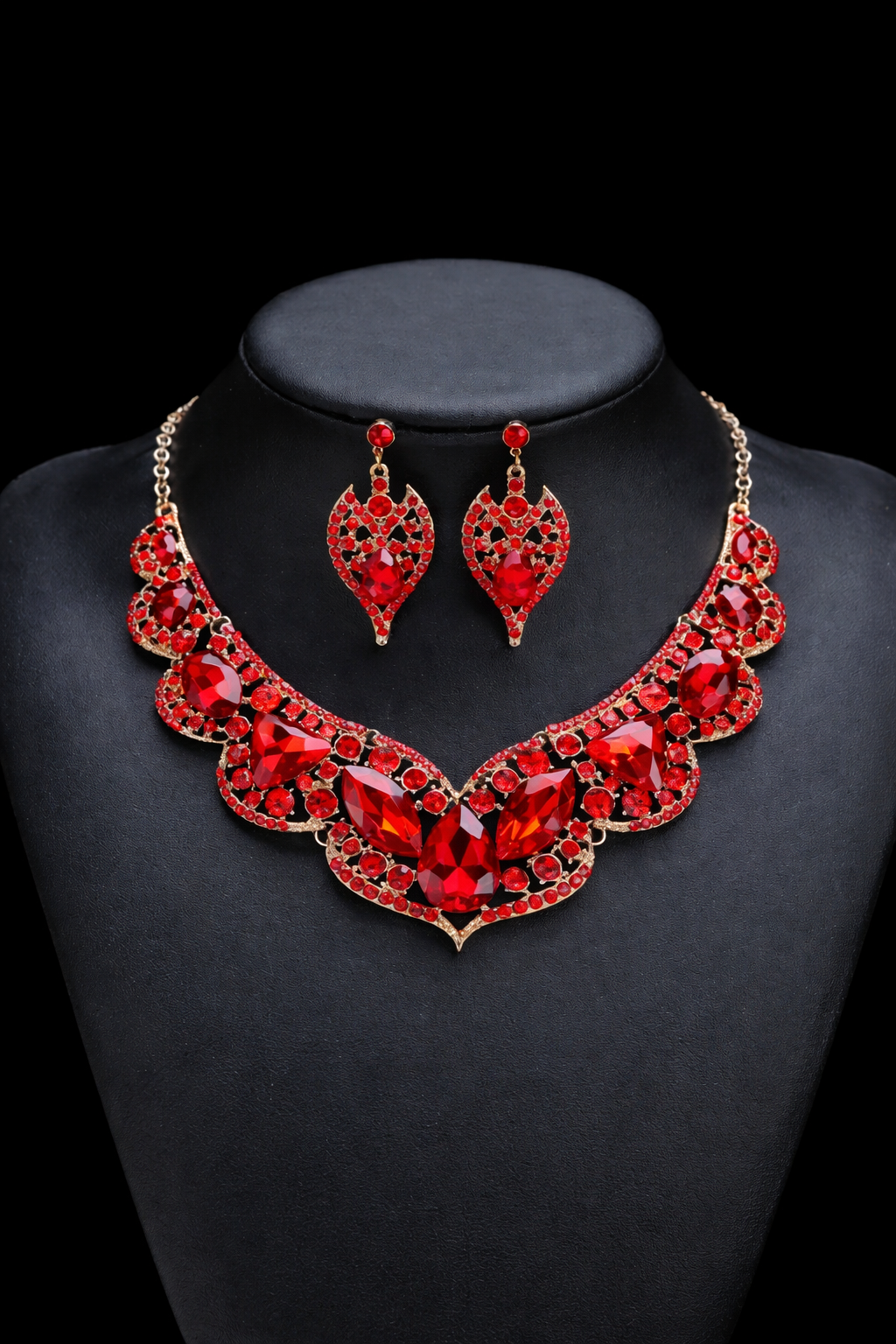 Conjunto aura imperial - rojo