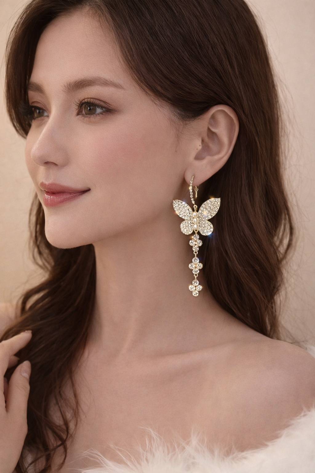 Pendientes Mariposa de Cristal