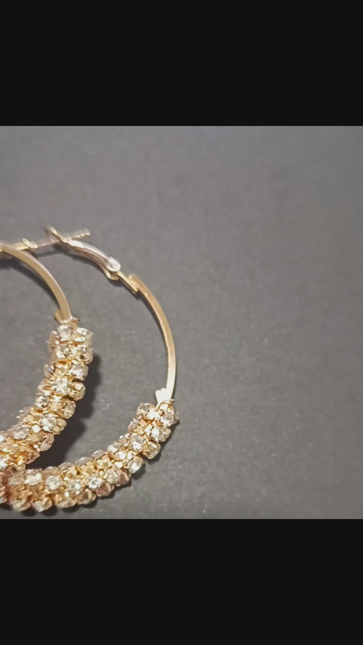Pendientes aros resplandor