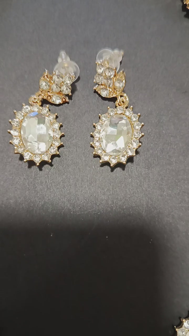 Conjunto esmeralda imperial - cristal