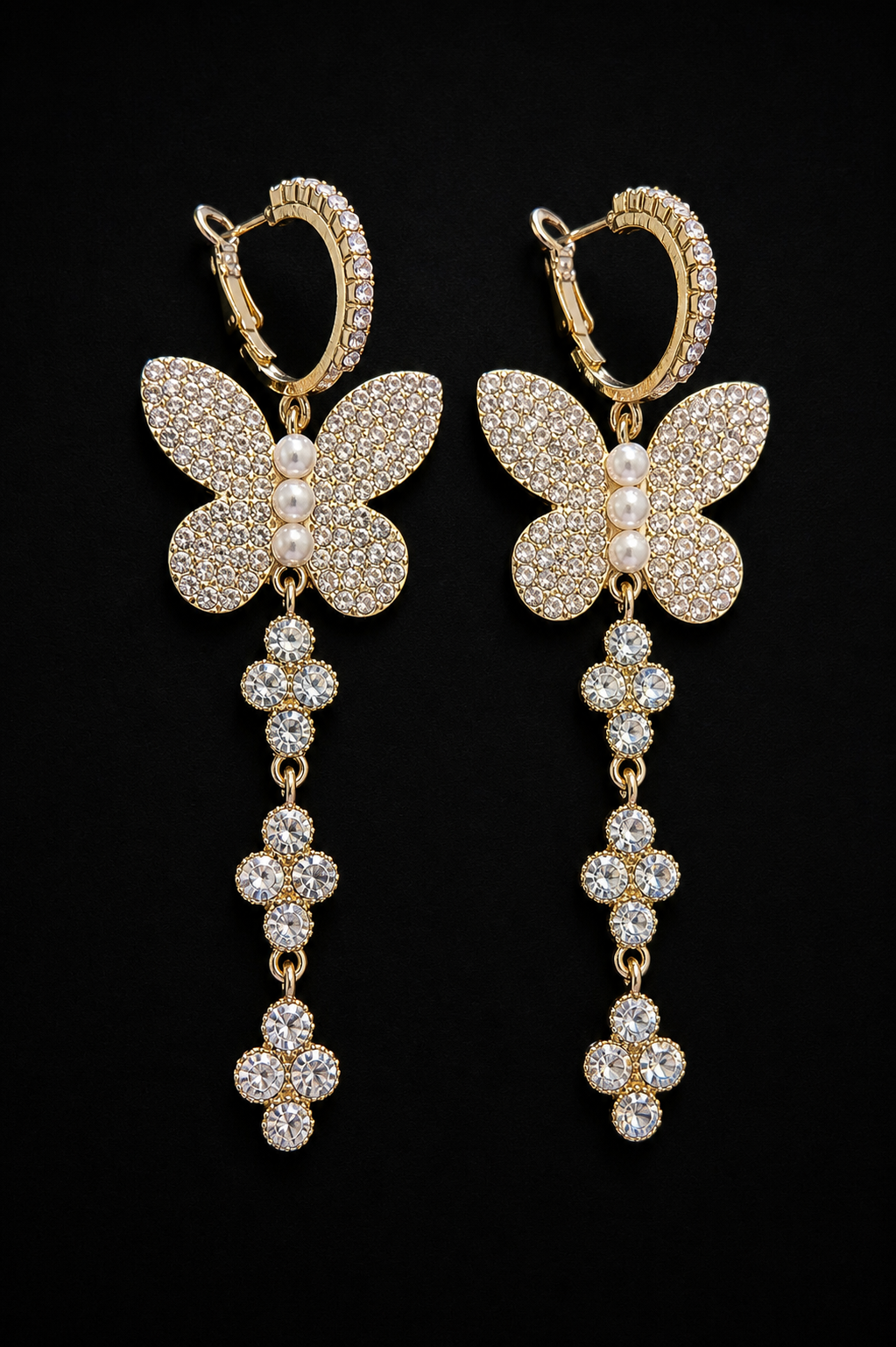 Pendientes Mariposa de Cristal