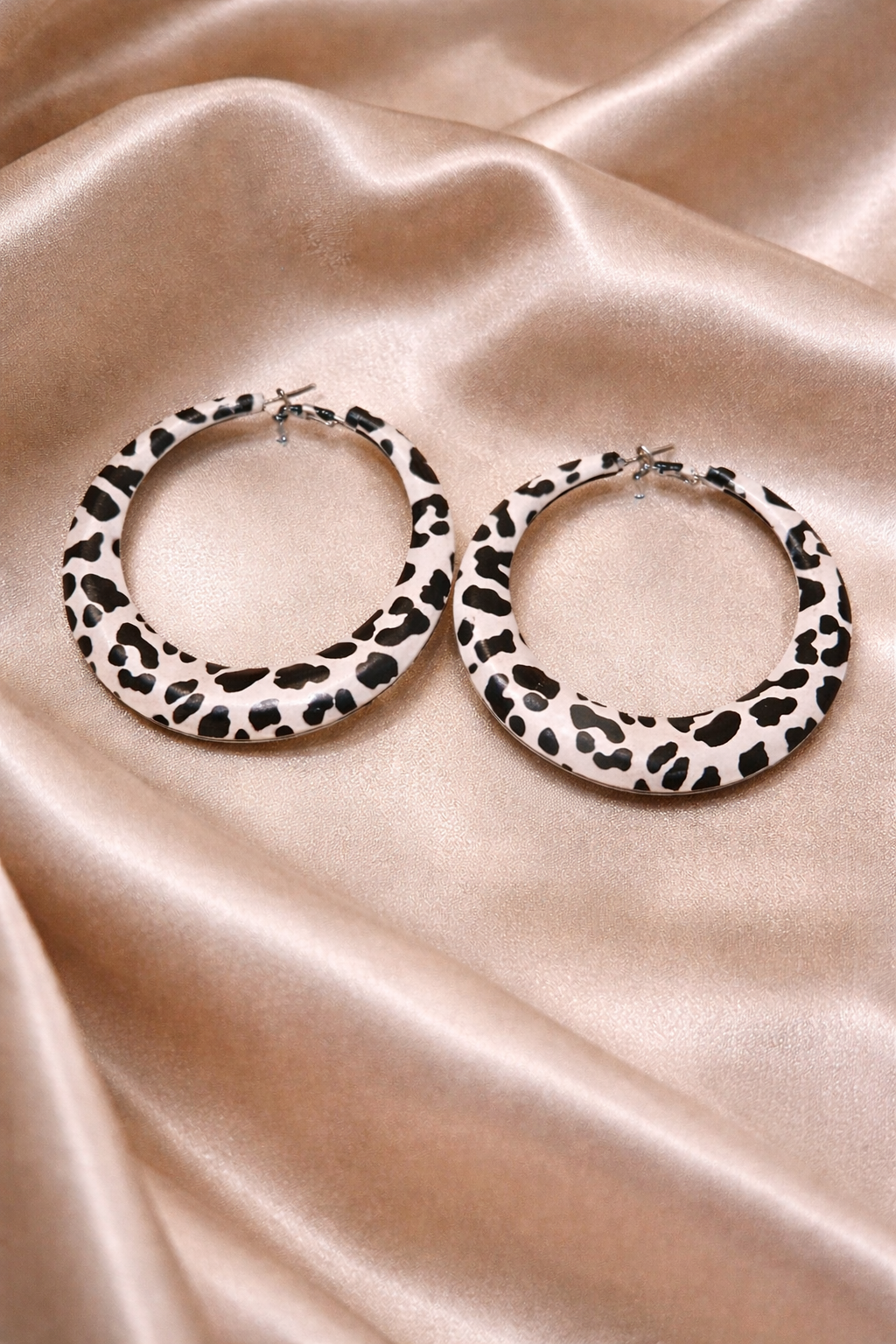 Aros Leopardo - Blanco