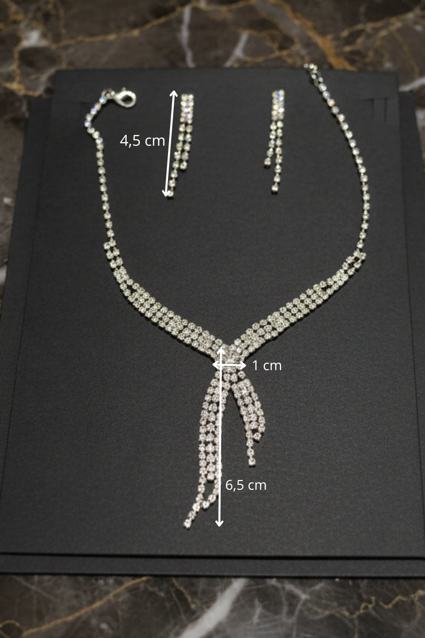 Conjunto elegancia de cristal