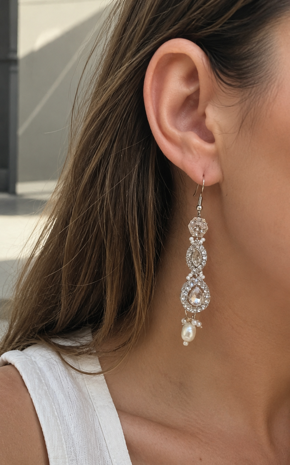 Pendientes esencia cristal