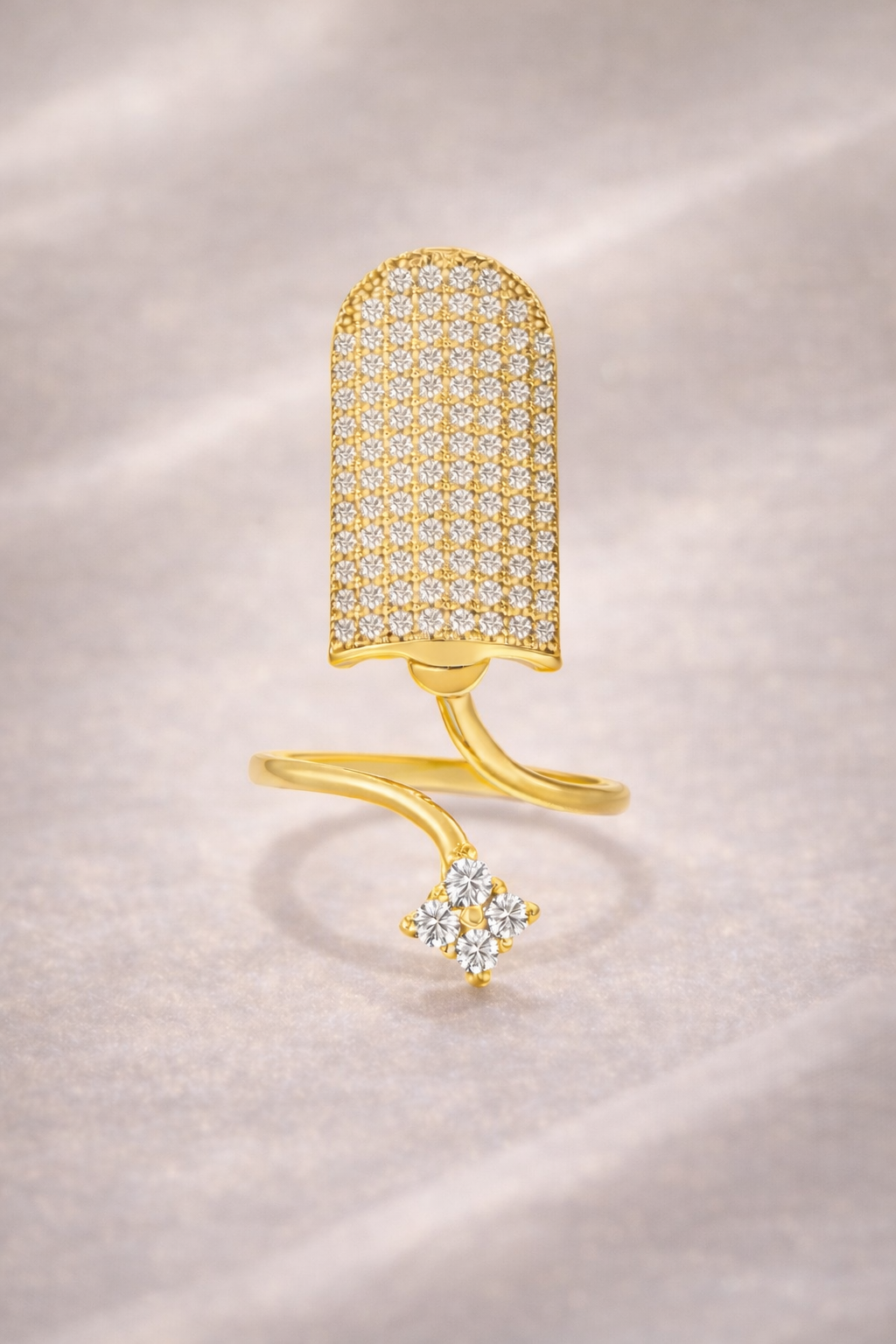 Anillo destello brillante