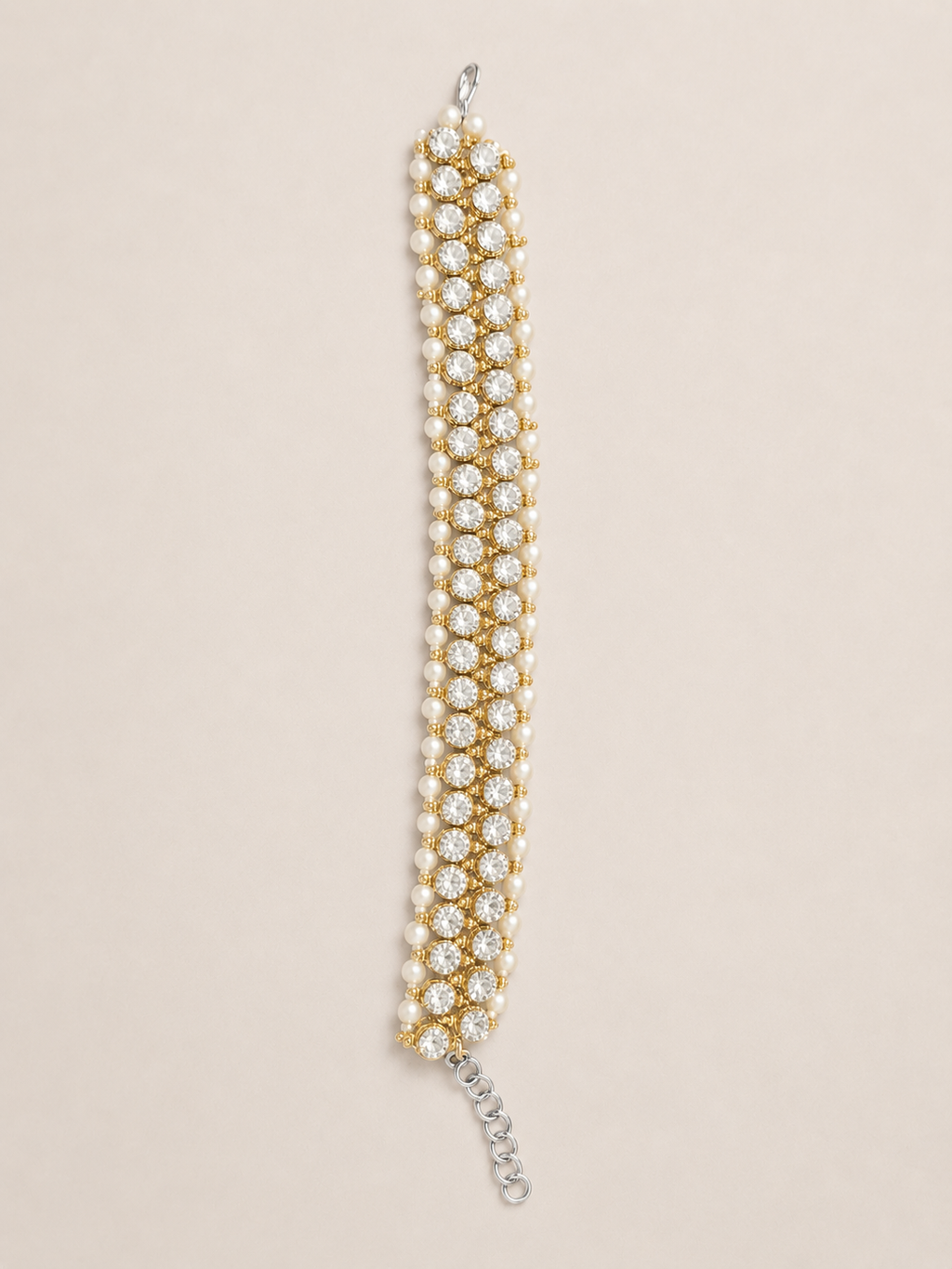 Pulsera Brillo & Perlas